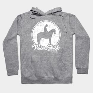 Peace and Quiet - Horse - Barn Shirt USA Hoodie